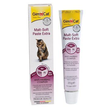 Мальт-паста GimCat Every Day Malt-Soft Paste Extra для котів, для виведення шерсті 4002064407081 фото