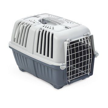 Переноска PRATIKO 2 METAL для котів і собак PR 2 MЕТ СИНІЙ фото