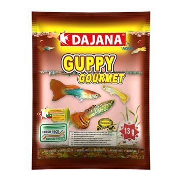 GUPPY GOURMET (80мл/13г) Комплексний корм для гупи з чясником у пластівцях DP003S (5460) фото