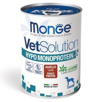Вологий гіпоалергенний корм Monge VetSolution Wet Hypo для дорослих собак з Ягням 70082051 фото