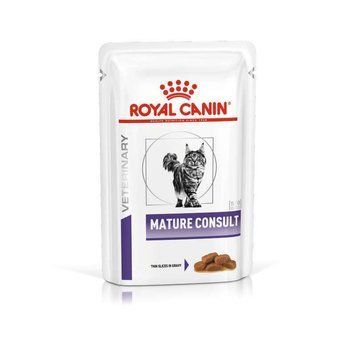 Роял Канін (ROYAL CANIN MATURE CONSULT BALANCE) Мачюр Консалт Беленс. Повнораціонний дієтичний корм для котів, розроблений для зниження утворення струвітних каменів 85г 40900019 фото