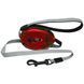 Flamingo Dogx2GO Belt Glassy L ФЛАМІНГО БЕЛТ ГЛАССІ повідець рулетка для собак до 35кг, світловідбивна стрічка 2м 513287 фото