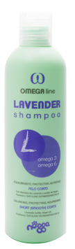 Nogga Omega Line Lavender Шампунь з олією лаванди для гладкошерстих і голих порід собак 250 мл 041052 фото