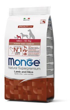 Сухий корм Monge Dog Mini Puppy & Junior для цуценят дрібних порід з Ягням 70011518 фото