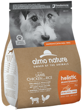 Almo Nature Holistic Dog для собак маленьких порід з ягням, куркою і рисом (2 кг) 8001154127591 фото