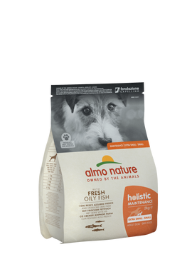Almo Nature Holistic Dog XS-S для дорослих собак маленьких порід зі свіжою жирною рибою (2 кг) 713 фото