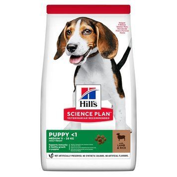Hill&rsquo;s SCIENCE PLAN Puppy Medium Breed Сухий корм для цуценят середніх порід, з ягням і рисом, 2,5 кг 604270 фото