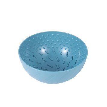 Миска для собак WahoPet для повільного годування, блакитна 2700000023679 фото