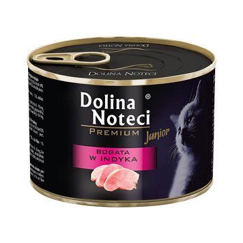 Консерва Dolina Noteci Premium для кошенят, м'ясні шматочки в соусі з індичкою 185г DN 185 (817) фото