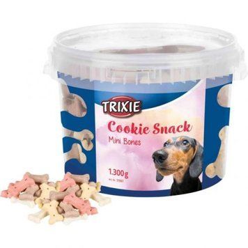 Ласощі Trixie Cookie Snack Mini Bones для собак, міні-кісточки, 1,3 кг TX-31661 фото