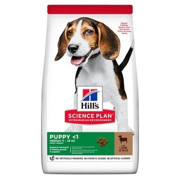 Hill&rsquo;s SCIENCE PLAN Puppy Medium Breed Сухий корм для цуценят середніх порід, з ягням і рисом, 2,5 кг 604270 фото