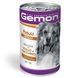 Вологий корм Gemon Dog Medium Adult для дорослих собак середніх порід, шматочки з куркою та індичкою 70387927 фото 1