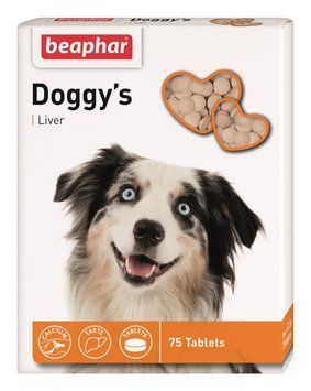 Doggy's + Liver вітамінізовані ласощі зі смаком печінки для собак BAR12504 фото