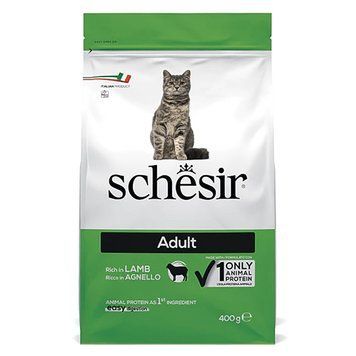 Schesir Cat Adult Lamb ШЕЗІР ДОРОСЛИЙ ЯГНЯ сухий монопротеїновий корм для котів ШКВЯ0,4 фото